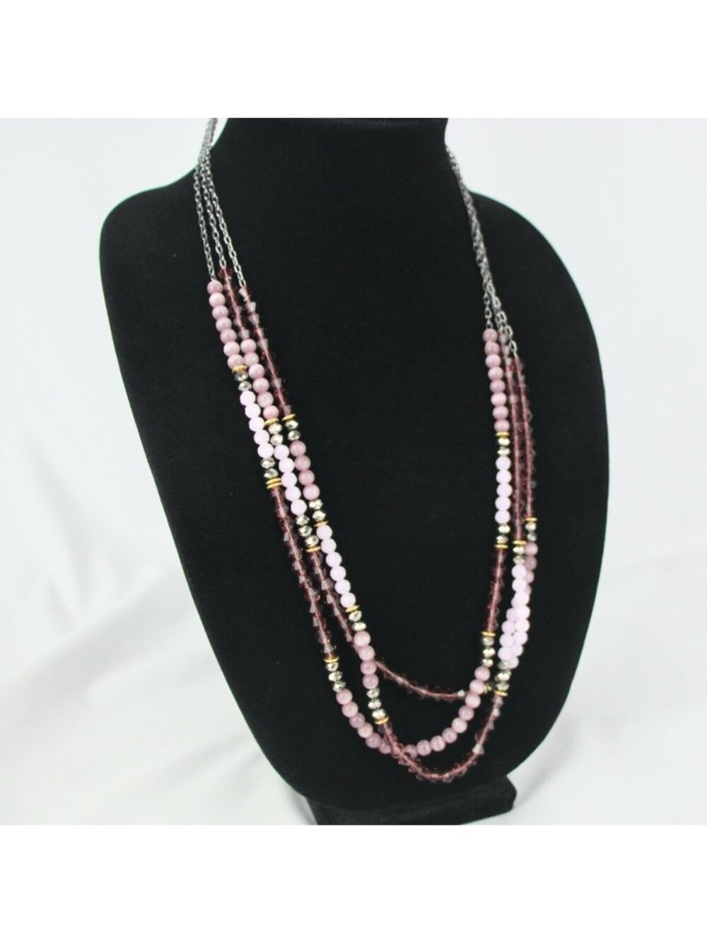 Simply Vera Vera Wang Necklace Long Purple Beaded